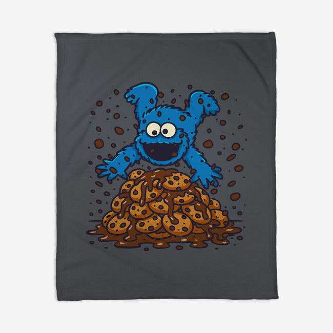 Cookie Dive-None-Fleece-Blanket-Xentee