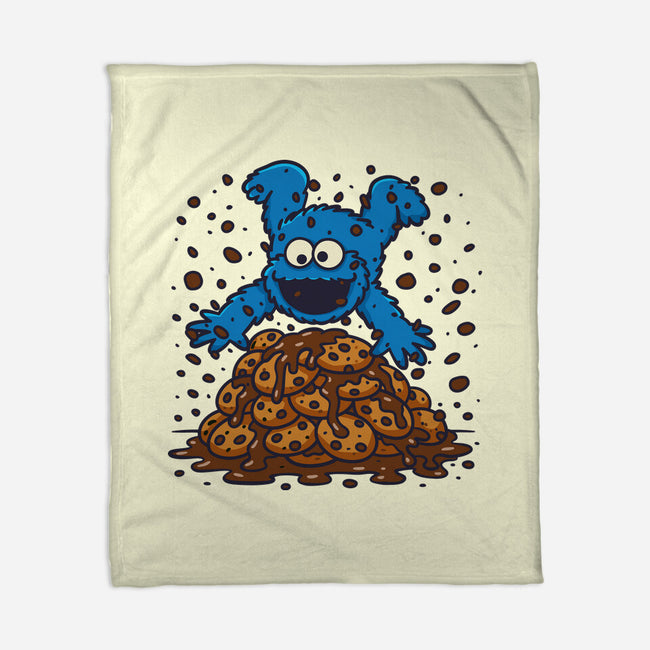Cookie Dive-None-Fleece-Blanket-Xentee
