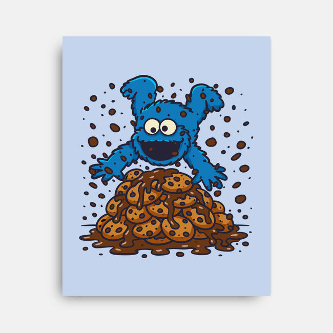 Cookie Dive-None-Stretched-Canvas-Xentee