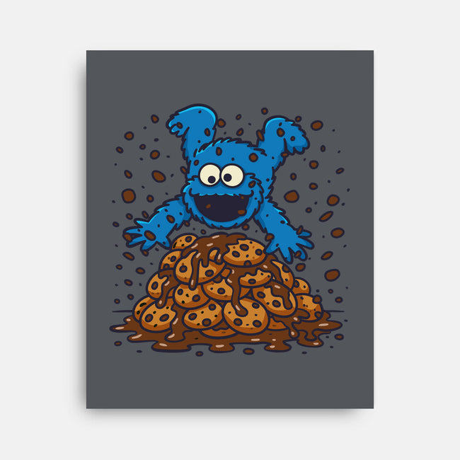 Cookie Dive-None-Stretched-Canvas-Xentee
