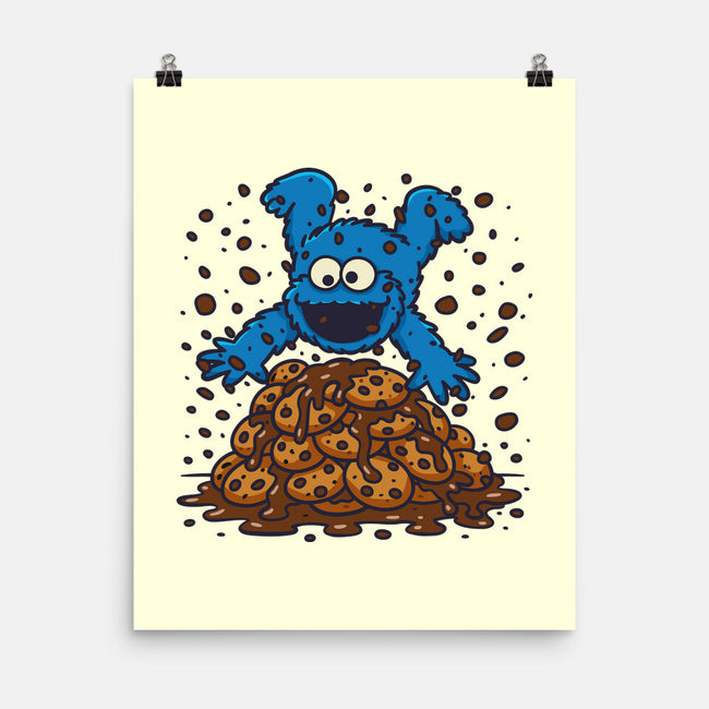 Cookie Dive-None-Matte-Poster-Xentee