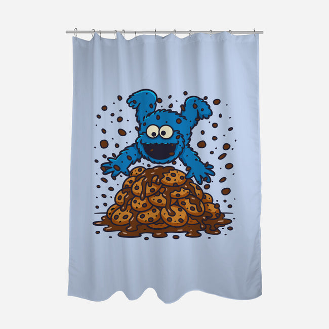 Cookie Dive-None-Polyester-Shower Curtain-Xentee