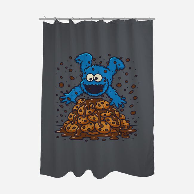 Cookie Dive-None-Polyester-Shower Curtain-Xentee