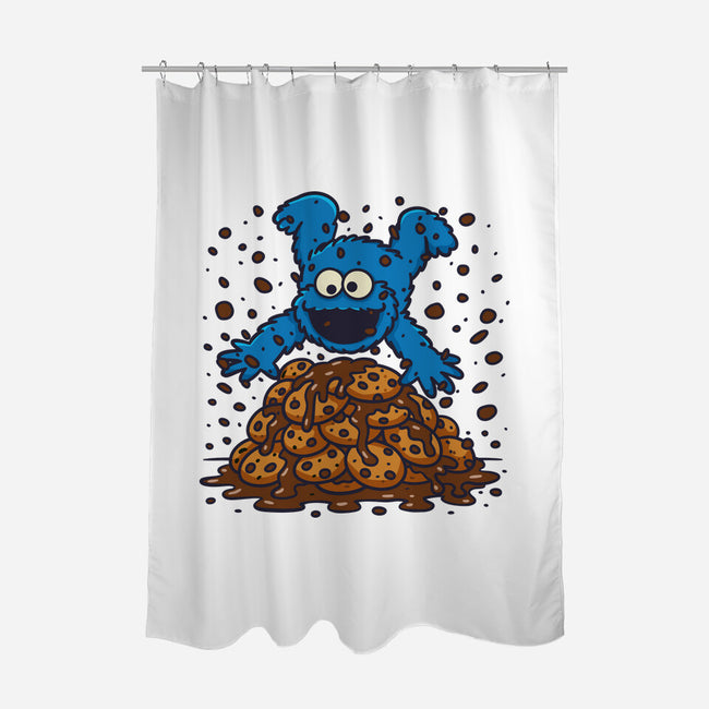 Cookie Dive-None-Polyester-Shower Curtain-Xentee