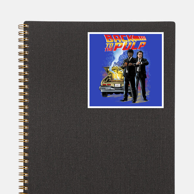 Back To The Pulp-None-Glossy-Sticker-zascanauta
