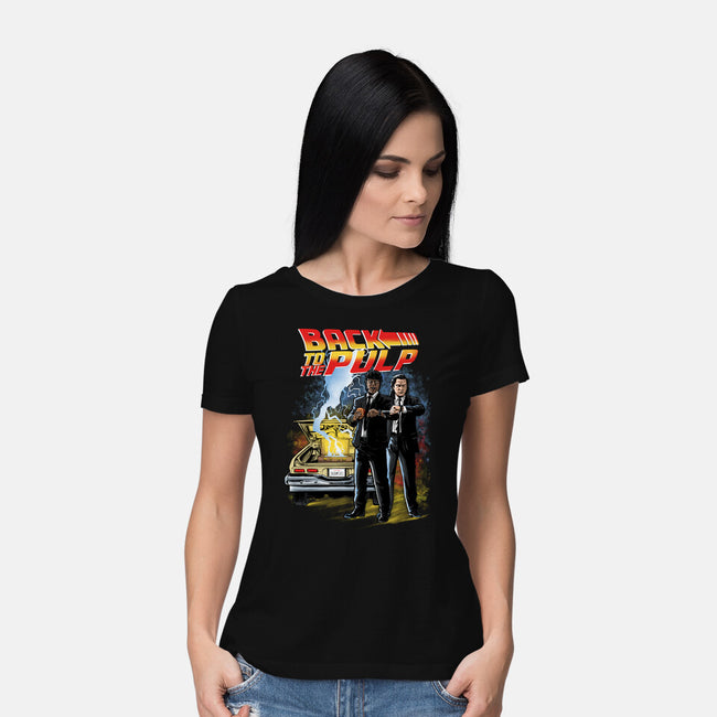 Back To The Pulp-Womens-Basic-Tee-zascanauta