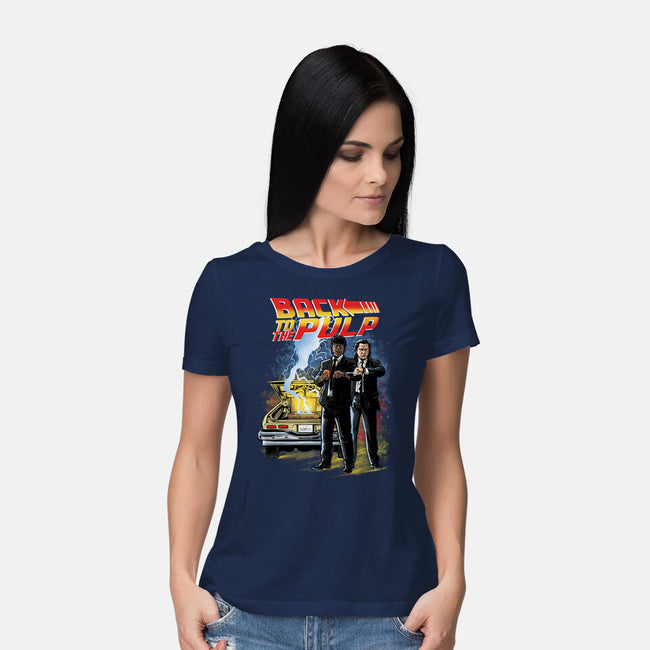 Back To The Pulp-Womens-Basic-Tee-zascanauta