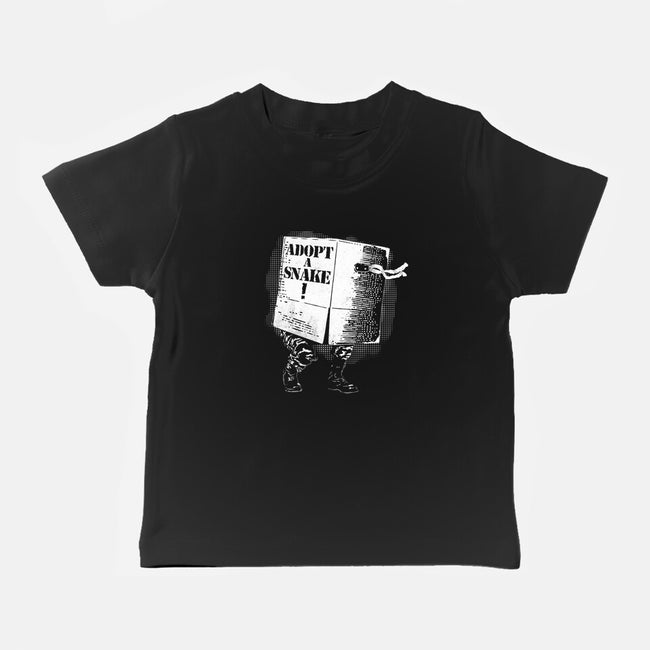 Adopt A Snake-Baby-Basic-Tee-rocketman_art