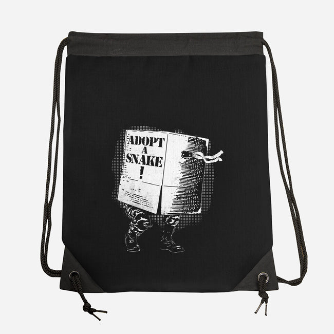 Adopt A Snake-None-Drawstring-Bag-rocketman_art