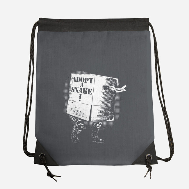 Adopt A Snake-None-Drawstring-Bag-rocketman_art