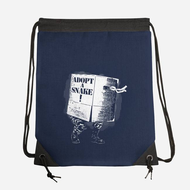 Adopt A Snake-None-Drawstring-Bag-rocketman_art