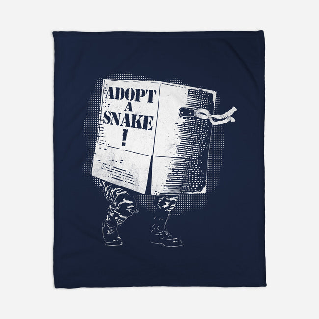 Adopt A Snake-None-Fleece-Blanket-rocketman_art
