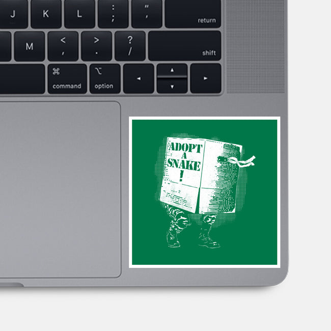 Adopt A Snake-None-Glossy-Sticker-rocketman_art