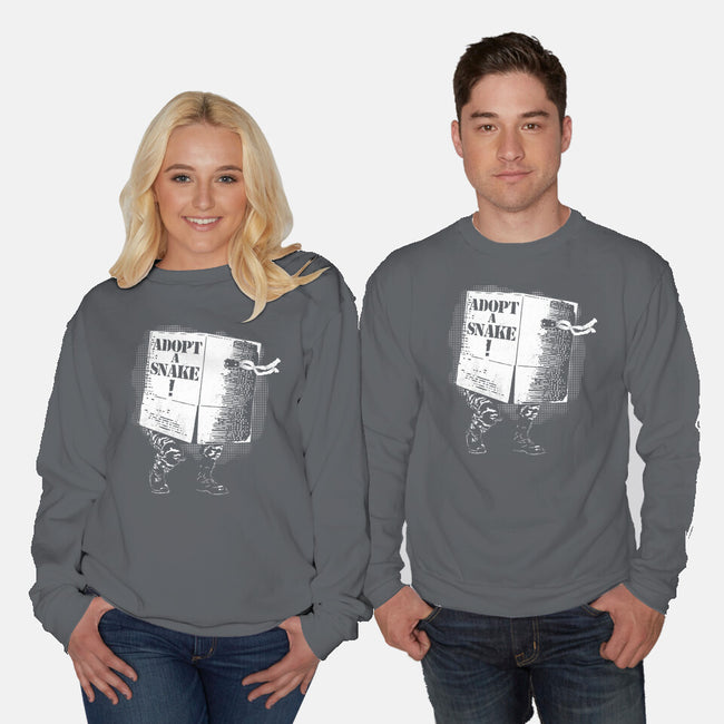 Adopt A Snake-Unisex-Crew Neck-Sweatshirt-rocketman_art