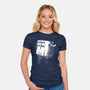 Adopt A Snake-Womens-Fitted-Tee-rocketman_art