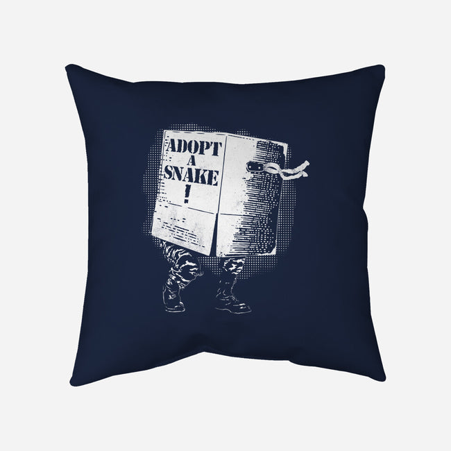 Adopt A Snake-None-Removable Cover w Insert-Throw Pillow-rocketman_art