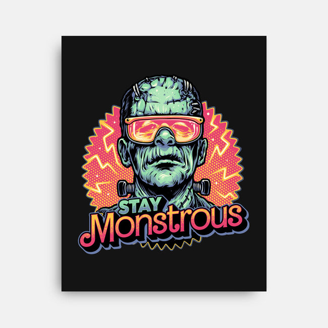 Stay Monstrous-None-Stretched-Canvas-glitchygorilla