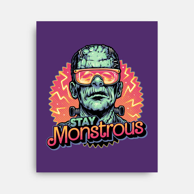 Stay Monstrous-None-Stretched-Canvas-glitchygorilla