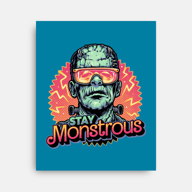 Stay Monstrous-None-Stretched-Canvas-glitchygorilla