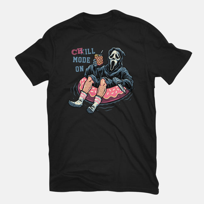 Chill Mode On-Mens-Basic-Tee-glitchygorilla