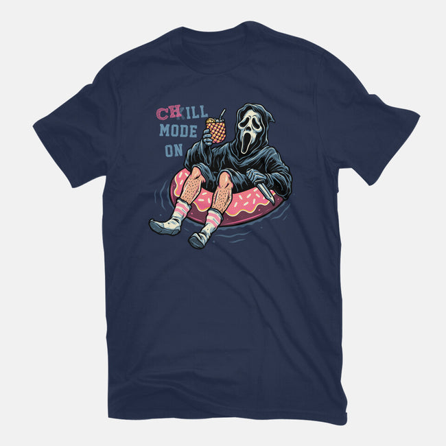 Chill Mode On-Mens-Basic-Tee-glitchygorilla