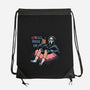 Chill Mode On-None-Drawstring-Bag-glitchygorilla