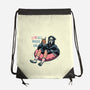 Chill Mode On-None-Drawstring-Bag-glitchygorilla