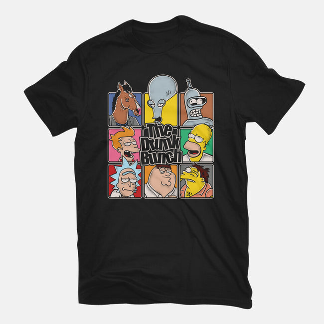 The Drunk Bunch-Unisex-Basic-Tee-turborat14