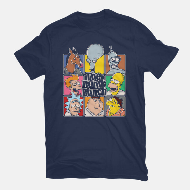 The Drunk Bunch-Womens-Basic-Tee-turborat14