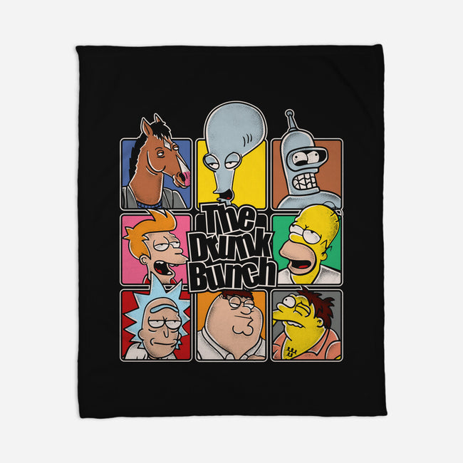 The Drunk Bunch-None-Fleece-Blanket-turborat14