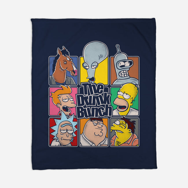 The Drunk Bunch-None-Fleece-Blanket-turborat14