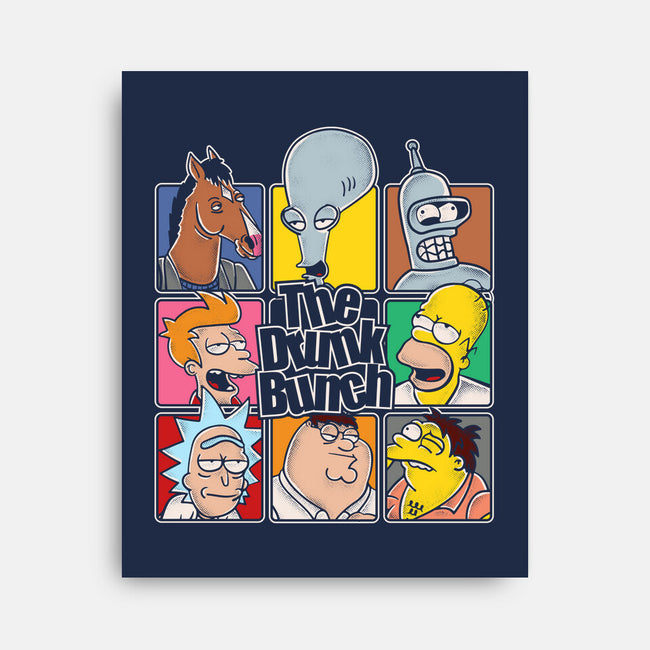 The Drunk Bunch-None-Stretched-Canvas-turborat14