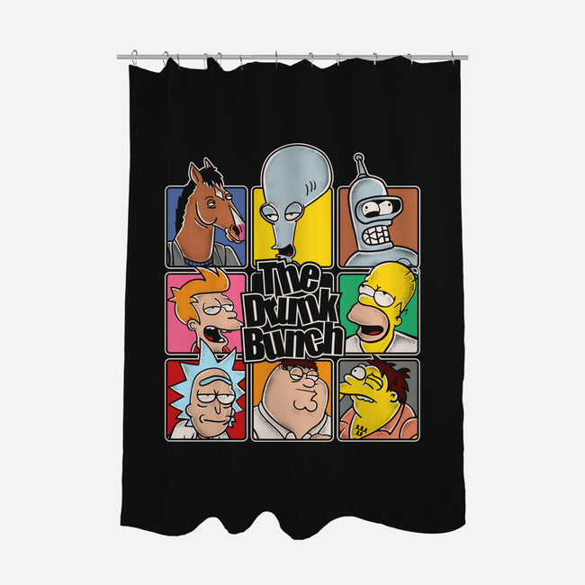 The Drunk Bunch-None-Polyester-Shower Curtain-turborat14