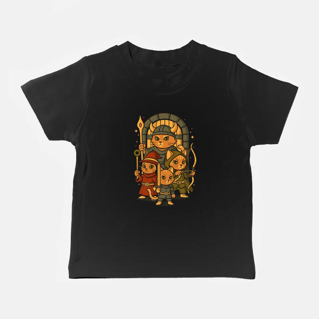 Dungeons And Cats-Baby-Basic-Tee-Eoli Studio