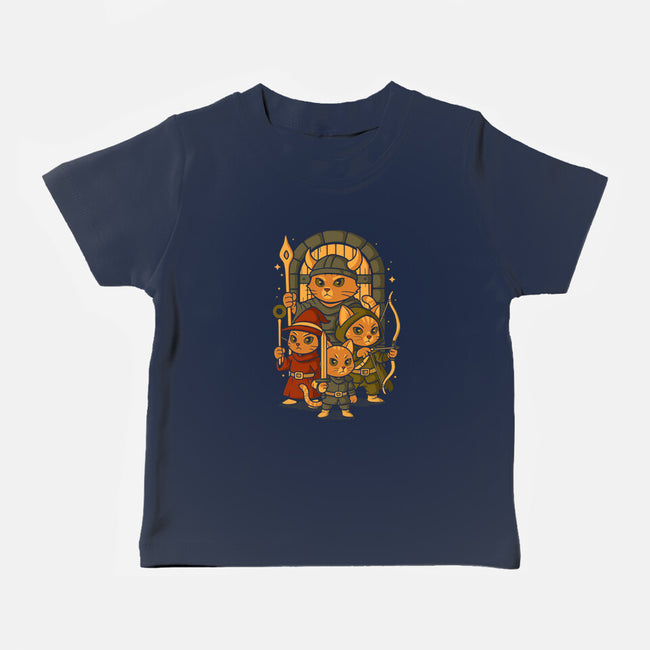 Dungeons And Cats-Baby-Basic-Tee-Eoli Studio