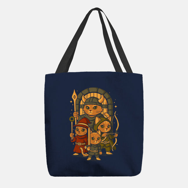 Dungeons And Cats-None-Basic Tote-Bag-Eoli Studio