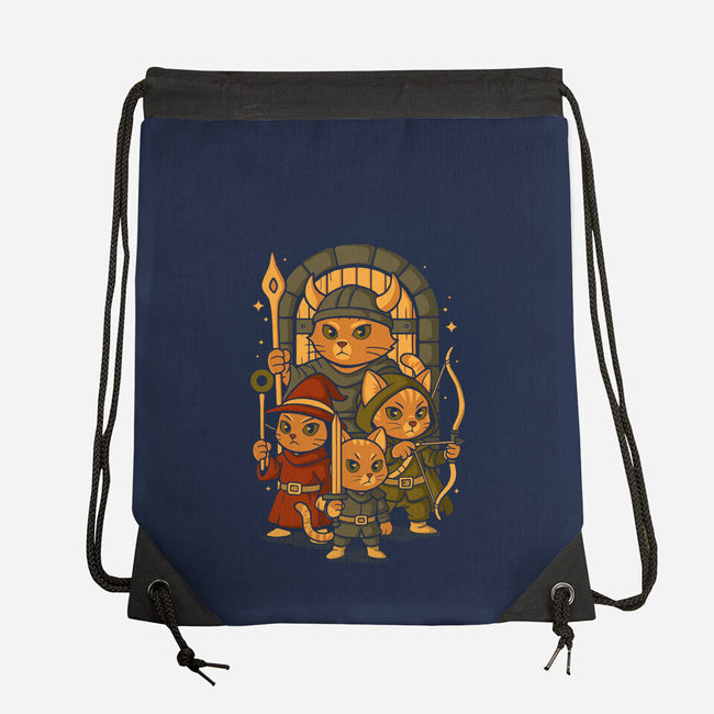 Dungeons And Cats-None-Drawstring-Bag-Eoli Studio