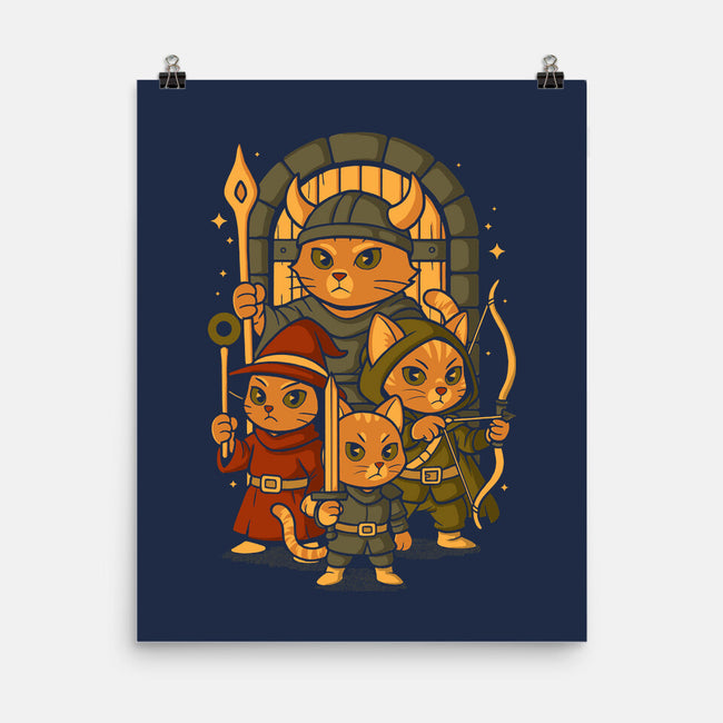 Dungeons And Cats-None-Matte-Poster-Eoli Studio