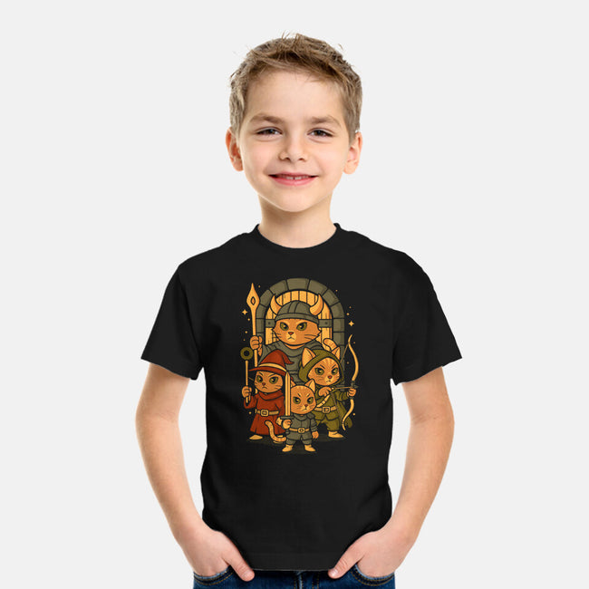 Dungeons And Cats-Youth-Basic-Tee-Eoli Studio