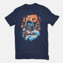 Wave Of Souls-Womens-Fitted-Tee-Estudio Horta