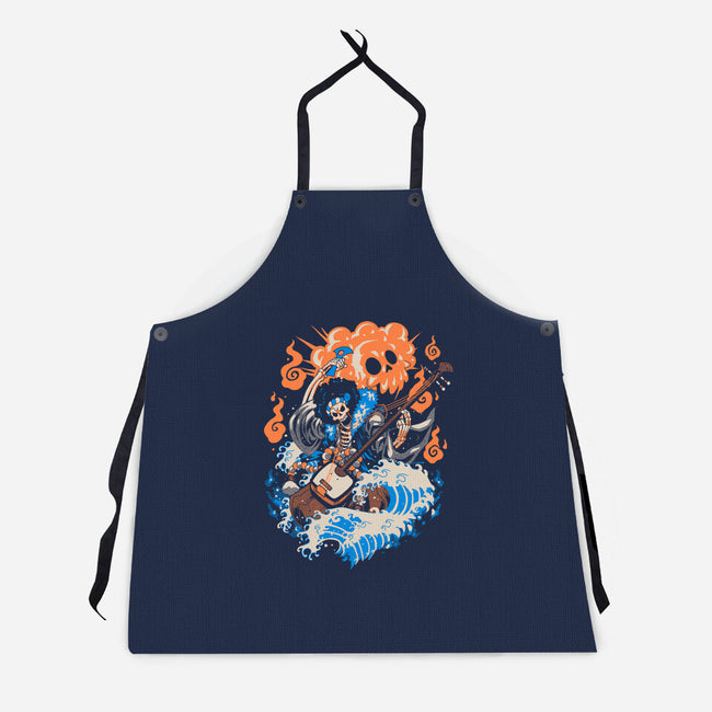 Wave Of Souls-Unisex-Kitchen-Apron-Estudio Horta