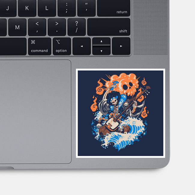 Wave Of Souls-None-Glossy-Sticker-Estudio Horta