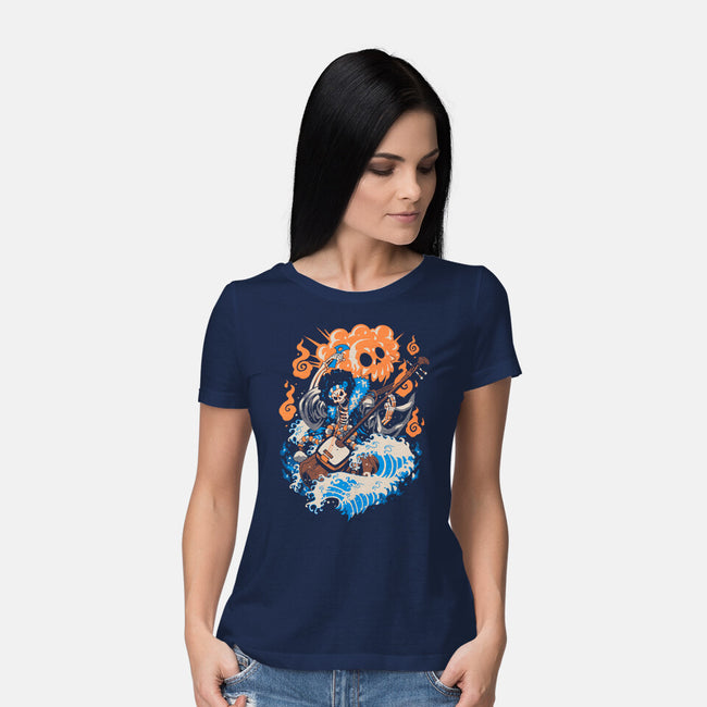 Wave Of Souls-Womens-Basic-Tee-Estudio Horta