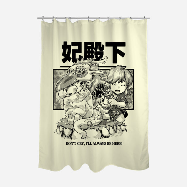 Tears Of The Princess-None-Polyester-Shower Curtain-Estudio Horta