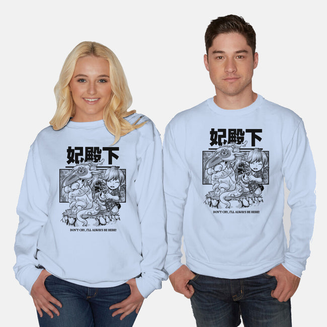 Tears Of The Princess-Unisex-Crew Neck-Sweatshirt-Estudio Horta