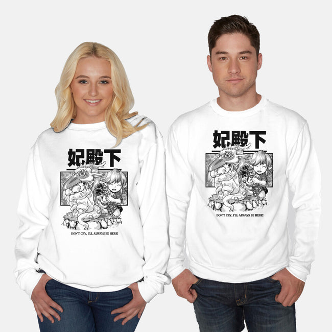 Tears Of The Princess-Unisex-Crew Neck-Sweatshirt-Estudio Horta