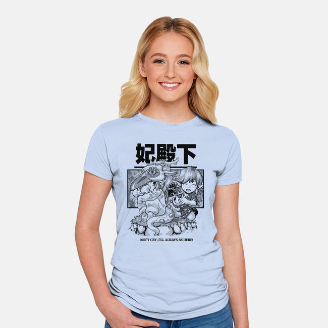 Tears Of The Princess-Womens-Fitted-Tee-Estudio Horta