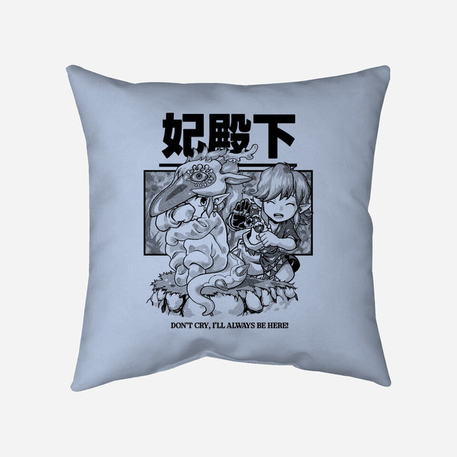 Tears Of The Princess-None-Removable Cover w Insert-Throw Pillow-Estudio Horta