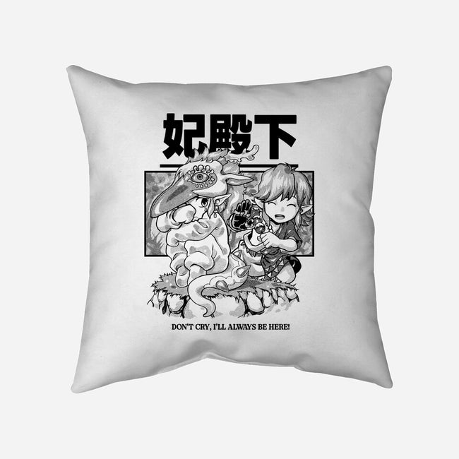 Tears Of The Princess-None-Removable Cover w Insert-Throw Pillow-Estudio Horta