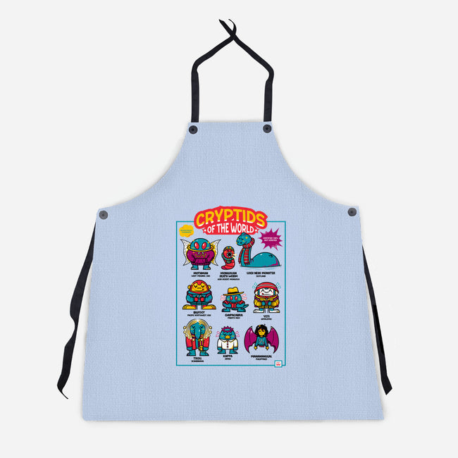 Cryptids Of The World-Unisex-Kitchen-Apron-krisren28